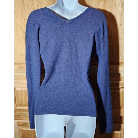 Tailor B Moss v neck stretch sweater womens small - Picture 2 of 4